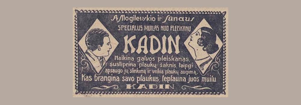 „A. Magilevskio ir Sūnaus“ specialus muilas nuo pleiskanų „KADIN“